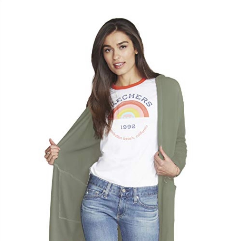 BNWT, Skechers Restful Hooded Cardigan.